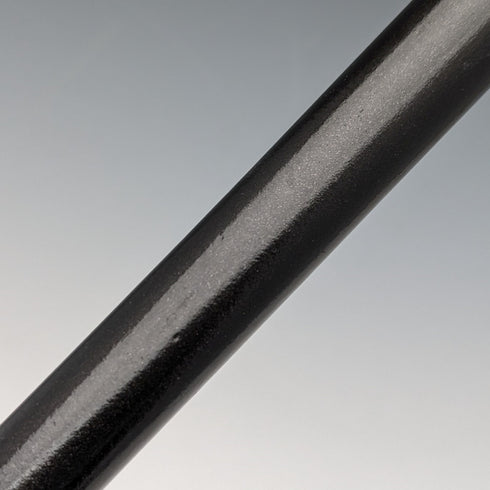 1922年 英国アンティーク 紳士用ステッキ 彫刻純銀 丸ハンドル ブラックシャフト 90cm TD